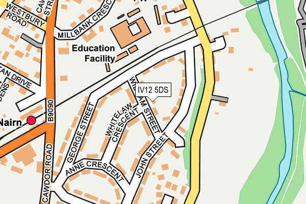 IV12 5DS map - OS OpenMap – Local (Ordnance Survey) IV12 5DS map - OS OpenMap – Local (Ordnance Survey)