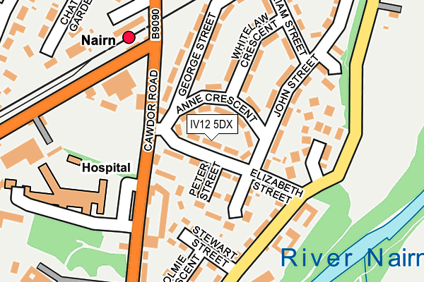 IV12 5DX map - OS OpenMap – Local (Ordnance Survey) IV12 5DX map - OS OpenMap – Local (Ordnance Survey)