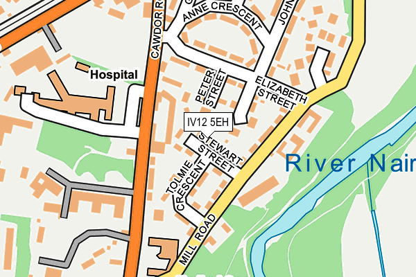 IV12 5EH map - OS OpenMap – Local (Ordnance Survey) IV12 5EH map - OS OpenMap – Local (Ordnance Survey)