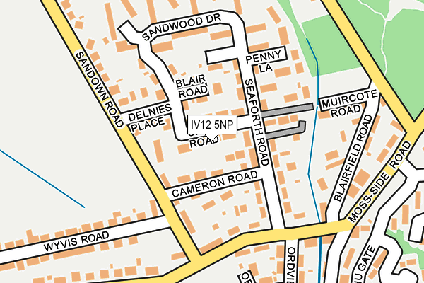 IV12 5NP map - OS OpenMap – Local (Ordnance Survey) IV12 5NP map - OS OpenMap – Local (Ordnance Survey)