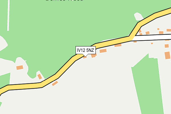 IV12 5NZ map - OS OpenMap – Local (Ordnance Survey) IV12 5NZ map - OS OpenMap – Local (Ordnance Survey)