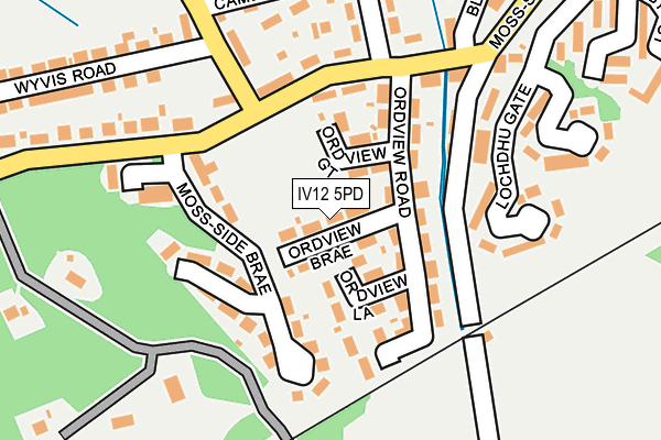 IV12 5PD map - OS OpenMap – Local (Ordnance Survey) IV12 5PD map - OS OpenMap – Local (Ordnance Survey)