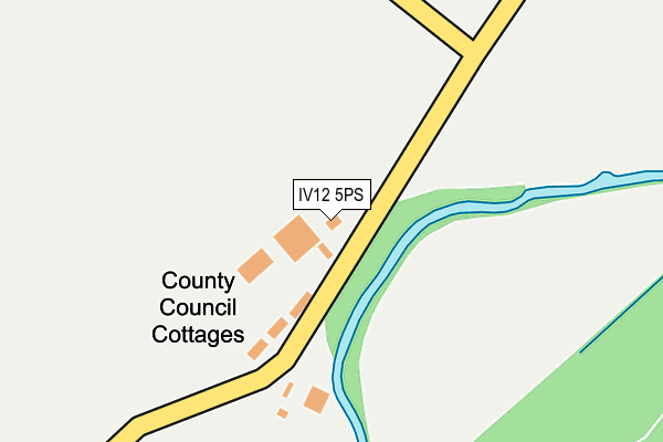 IV12 5PS map - OS OpenMap – Local (Ordnance Survey) IV12 5PS map - OS OpenMap – Local (Ordnance Survey)
