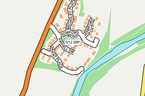 IV12 5RP map - OS OpenMap – Local (Ordnance Survey) IV12 5RP map - OS OpenMap – Local (Ordnance Survey)