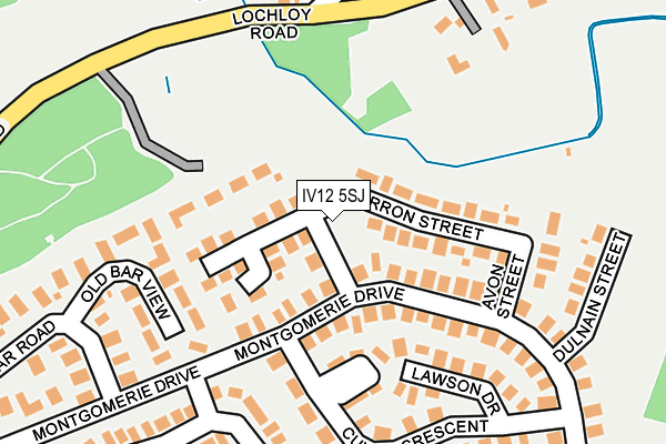 IV12 5SJ map - OS OpenMap – Local (Ordnance Survey) IV12 5SJ map - OS OpenMap – Local (Ordnance Survey)