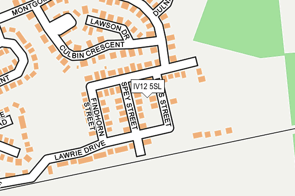 IV12 5SL map - OS OpenMap – Local (Ordnance Survey) IV12 5SL map - OS OpenMap – Local (Ordnance Survey)