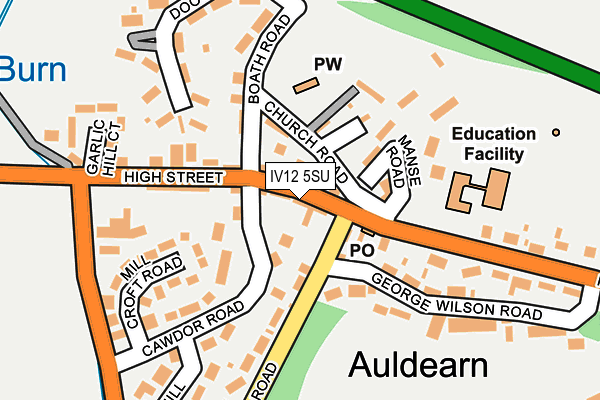 IV12 5SU map - OS OpenMap – Local (Ordnance Survey) IV12 5SU map - OS OpenMap – Local (Ordnance Survey)