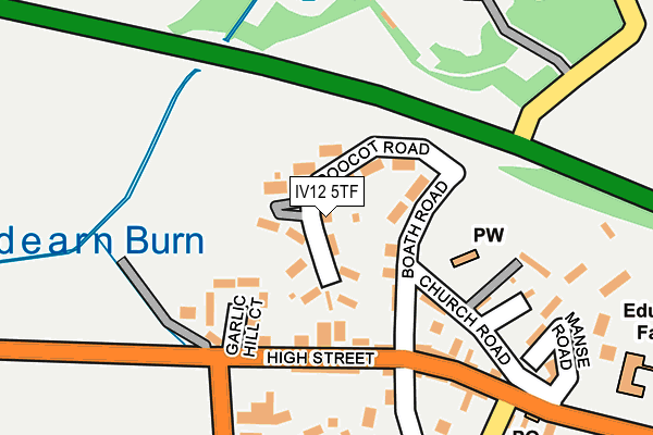IV12 5TF map - OS OpenMap – Local (Ordnance Survey) IV12 5TF map - OS OpenMap – Local (Ordnance Survey)