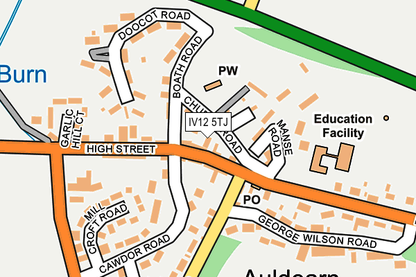 IV12 5TJ map - OS OpenMap – Local (Ordnance Survey) IV12 5TJ map - OS OpenMap – Local (Ordnance Survey)