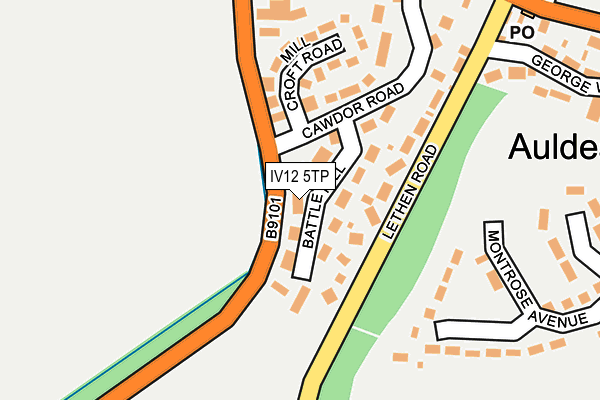 IV12 5TP map - OS OpenMap – Local (Ordnance Survey) IV12 5TP map - OS OpenMap – Local (Ordnance Survey)