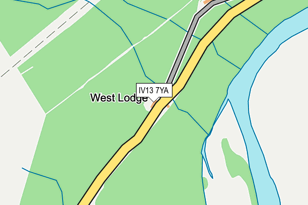 IV13 7YA map - OS OpenMap – Local (Ordnance Survey) IV13 7YA map - OS OpenMap – Local (Ordnance Survey)