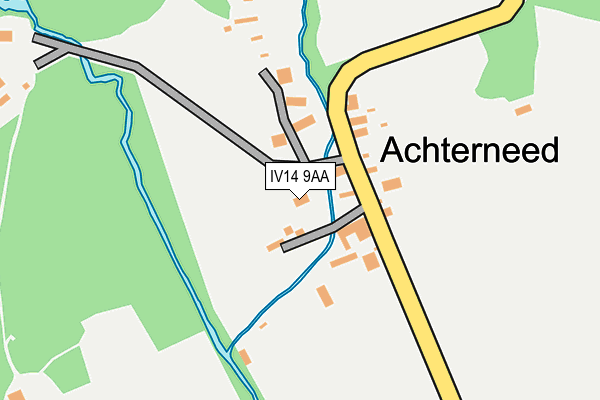 IV14 9AA map - OS OpenMap – Local (Ordnance Survey) IV14 9AA map - OS OpenMap – Local (Ordnance Survey)