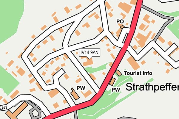 IV14 9AN map - OS OpenMap – Local (Ordnance Survey) IV14 9AN map - OS OpenMap – Local (Ordnance Survey)