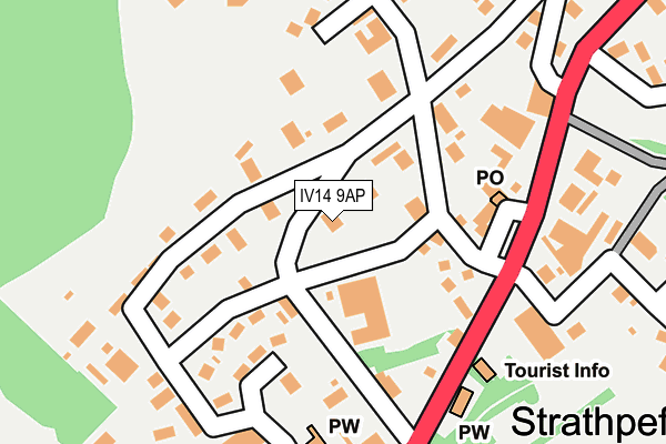 IV14 9AP map - OS OpenMap – Local (Ordnance Survey) IV14 9AP map - OS OpenMap – Local (Ordnance Survey)