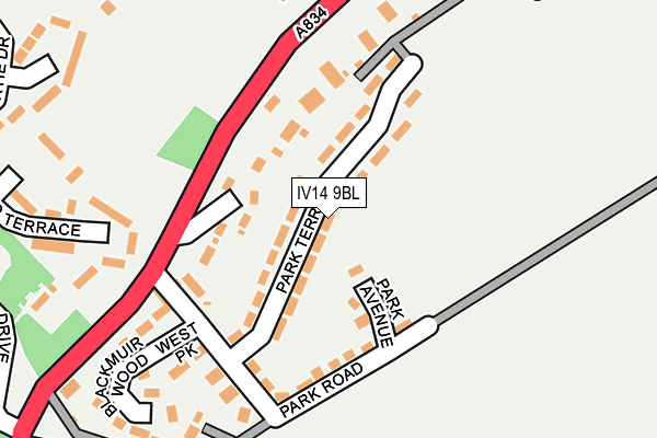 IV14 9BL map - OS OpenMap – Local (Ordnance Survey) IV14 9BL map - OS OpenMap – Local (Ordnance Survey)