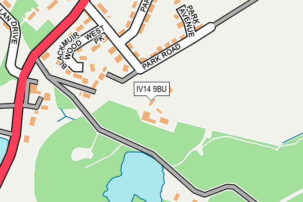 IV14 9BU map - OS OpenMap – Local (Ordnance Survey) IV14 9BU map - OS OpenMap – Local (Ordnance Survey)