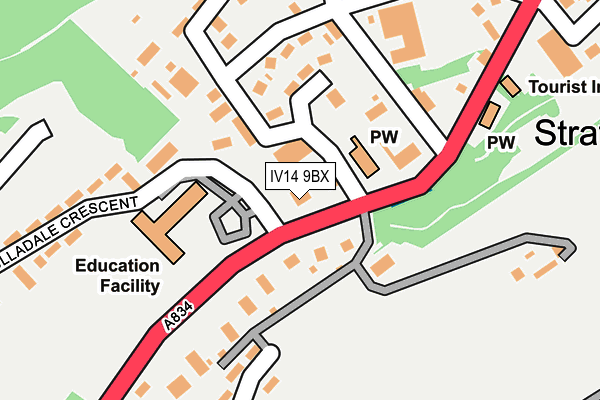 IV14 9BX map - OS OpenMap – Local (Ordnance Survey) IV14 9BX map - OS OpenMap – Local (Ordnance Survey)