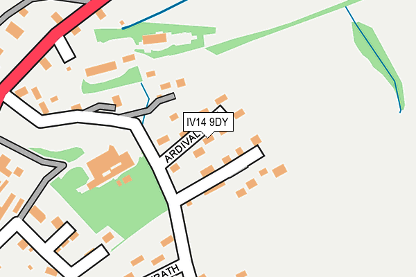 IV14 9DY map - OS OpenMap – Local (Ordnance Survey) IV14 9DY map - OS OpenMap – Local (Ordnance Survey)