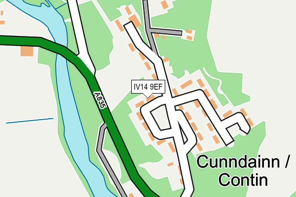 IV14 9EF map - OS OpenMap – Local (Ordnance Survey) IV14 9EF map - OS OpenMap – Local (Ordnance Survey)