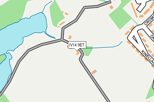 IV14 9ET map - OS OpenMap – Local (Ordnance Survey) IV14 9ET map - OS OpenMap – Local (Ordnance Survey)