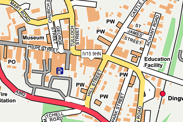 IV15 9HN map - OS OpenMap – Local (Ordnance Survey) IV15 9HN map - OS OpenMap – Local (Ordnance Survey)
