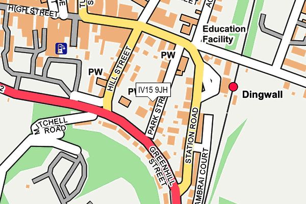 IV15 9JH map - OS OpenMap – Local (Ordnance Survey) IV15 9JH map - OS OpenMap – Local (Ordnance Survey)