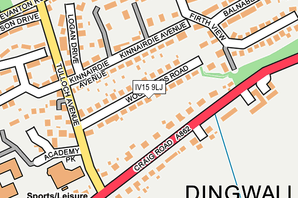 IV15 9LJ map - OS OpenMap – Local (Ordnance Survey) IV15 9LJ map - OS OpenMap – Local (Ordnance Survey)