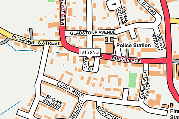 IV15 9NQ map - OS OpenMap – Local (Ordnance Survey) IV15 9NQ map - OS OpenMap – Local (Ordnance Survey)