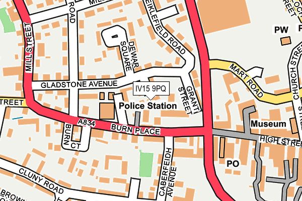 IV15 9PQ map - OS OpenMap – Local (Ordnance Survey) IV15 9PQ map - OS OpenMap – Local (Ordnance Survey)