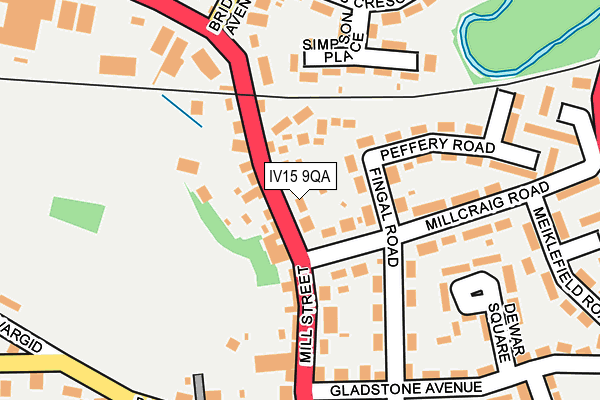 IV15 9QA map - OS OpenMap – Local (Ordnance Survey) IV15 9QA map - OS OpenMap – Local (Ordnance Survey)