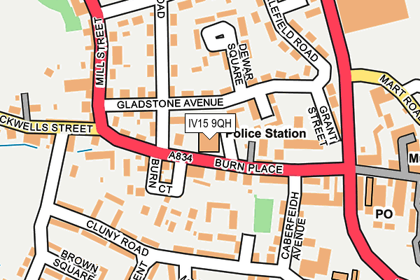 IV15 9QH map - OS OpenMap – Local (Ordnance Survey) IV15 9QH map - OS OpenMap – Local (Ordnance Survey)