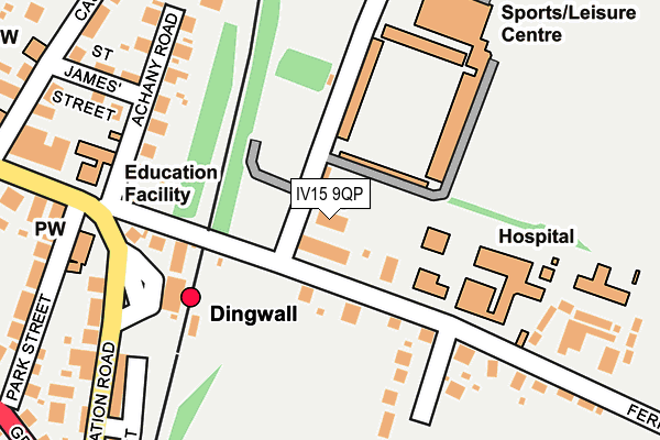 IV15 9QP map - OS OpenMap – Local (Ordnance Survey) IV15 9QP map - OS OpenMap – Local (Ordnance Survey)