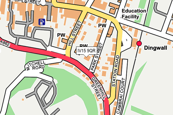 IV15 9QR map - OS OpenMap – Local (Ordnance Survey) IV15 9QR map - OS OpenMap – Local (Ordnance Survey)