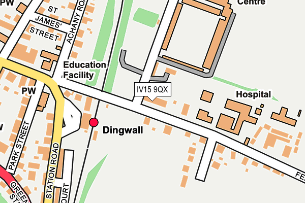 IV15 9QX map - OS OpenMap – Local (Ordnance Survey) IV15 9QX map - OS OpenMap – Local (Ordnance Survey)