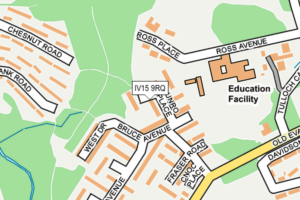 IV15 9RQ map - OS OpenMap – Local (Ordnance Survey) IV15 9RQ map - OS OpenMap – Local (Ordnance Survey)