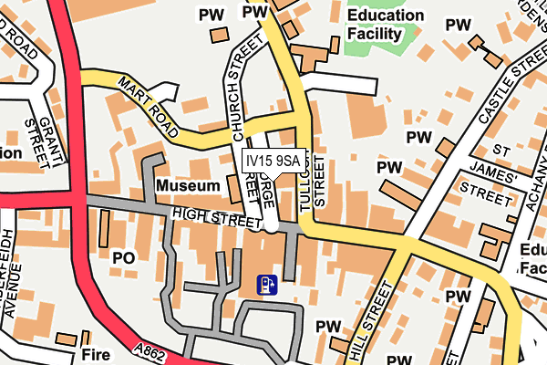 IV15 9SA map - OS OpenMap – Local (Ordnance Survey) IV15 9SA map - OS OpenMap – Local (Ordnance Survey)