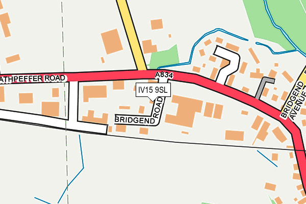 IV15 9SL map - OS OpenMap – Local (Ordnance Survey)