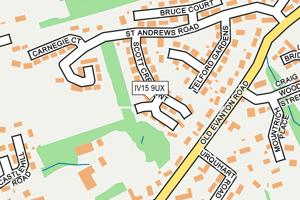 IV15 9UX map - OS OpenMap – Local (Ordnance Survey) IV15 9UX map - OS OpenMap – Local (Ordnance Survey)