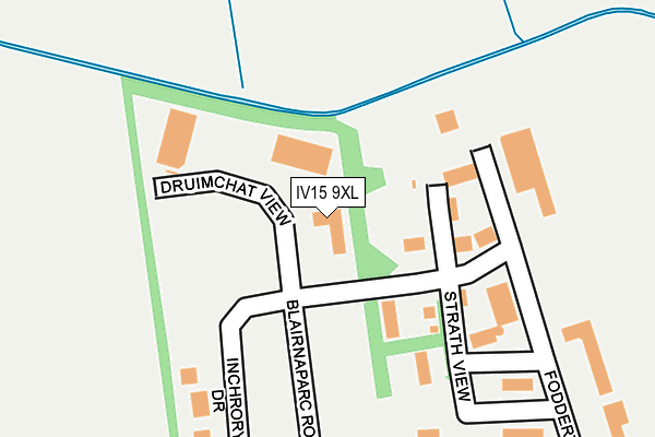 IV15 9XL map - OS OpenMap – Local (Ordnance Survey) IV15 9XL map - OS OpenMap – Local (Ordnance Survey)