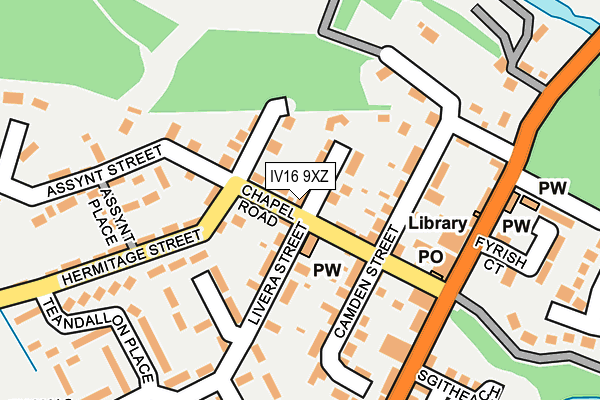 IV16 9XZ map - OS OpenMap – Local (Ordnance Survey) IV16 9XZ map - OS OpenMap – Local (Ordnance Survey)