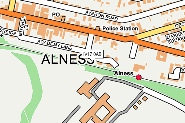 IV17 0AB map - OS OpenMap – Local (Ordnance Survey) IV17 0AB map - OS OpenMap – Local (Ordnance Survey)