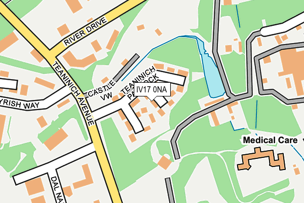 IV17 0NA map - OS OpenMap – Local (Ordnance Survey) IV17 0NA map - OS OpenMap – Local (Ordnance Survey)