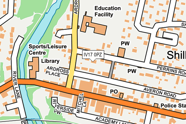 IV17 0PZ map - OS OpenMap – Local (Ordnance Survey) IV17 0PZ map - OS OpenMap – Local (Ordnance Survey)