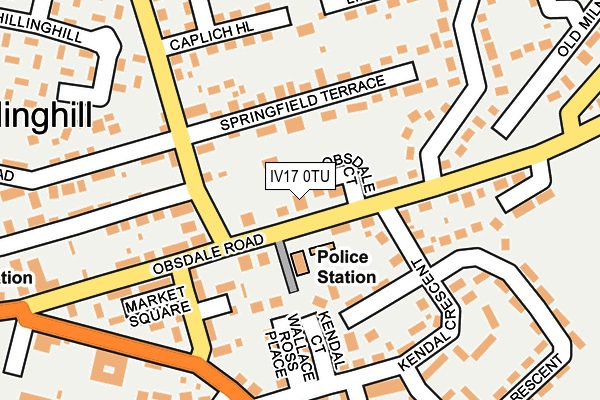 IV17 0TU map - OS OpenMap – Local (Ordnance Survey) IV17 0TU map - OS OpenMap – Local (Ordnance Survey)