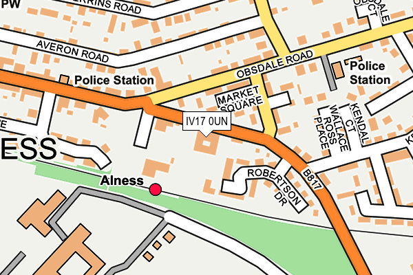 IV17 0UN map - OS OpenMap – Local (Ordnance Survey) IV17 0UN map - OS OpenMap – Local (Ordnance Survey)