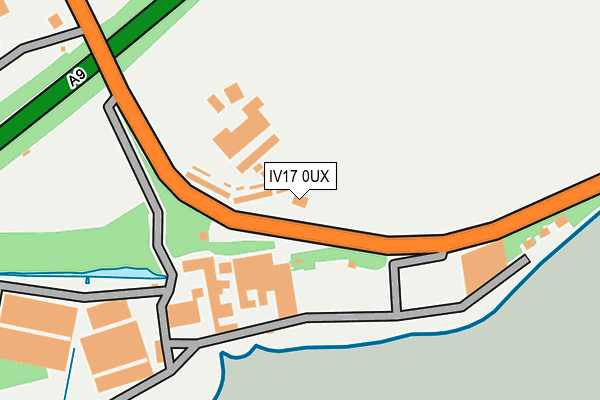 IV17 0UX map - OS OpenMap – Local (Ordnance Survey) IV17 0UX map - OS OpenMap – Local (Ordnance Survey)