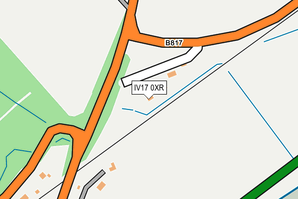 IV17 0XR map - OS OpenMap – Local (Ordnance Survey) IV17 0XR map - OS OpenMap – Local (Ordnance Survey)