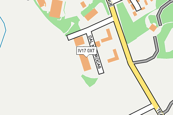 IV17 0XT map - OS OpenMap – Local (Ordnance Survey)