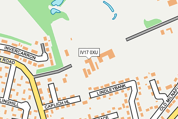 IV17 0XU map - OS OpenMap – Local (Ordnance Survey) IV17 0XU map - OS OpenMap – Local (Ordnance Survey)