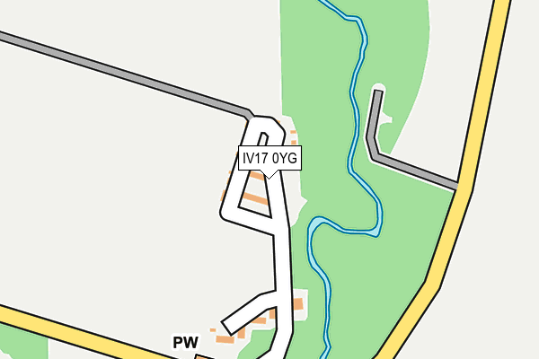 IV17 0YG map - OS OpenMap – Local (Ordnance Survey) IV17 0YG map - OS OpenMap – Local (Ordnance Survey)
